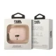 Karl Lagerfeld 3D Silicone NFT Karl dėklas AirPods Pro 2, baltas