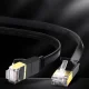 Ugreen Ethernet patch cord U/FTP Cat. 7 10Gb/s flat 0.5m black (NW106)