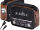 Portable Retro AM FM SW Radio WAXIBA XB-471URT with MP3 USB AUX, brown