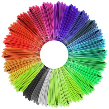 3D Printing Pen PLA Filament Refills, 30 Colors, 5 m Each, Total 150 m