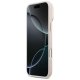 Guess Grained Big 4G & Stand Camera dėklas iPhone 17 Pro Max, rožinis
