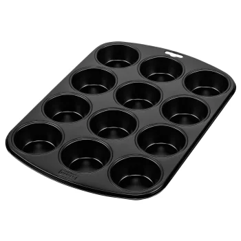 Kaiser Inspiration Muffin Pan 12 Cups 38x27cm Black