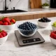 Elektroninės virtuvinės svarstyklės su LCD ekranu Inox, 5 kg