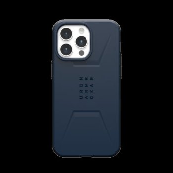 UAG Civilian MagSafe dėklas, skirtas iPhone 15 Pro Max, tamsiai mėlynas