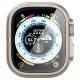 Spigen Glas.tR Slim Pro apsauginis stiklas Apple Watch Ultra (49mm), smėlinis