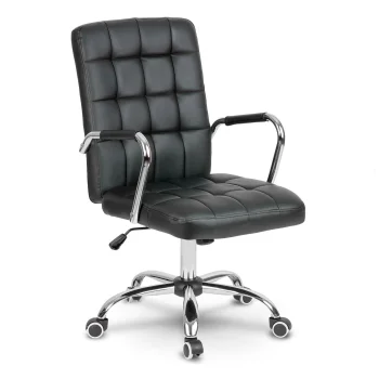 Sofotel Benton Office Chair, Faux Leather, Black