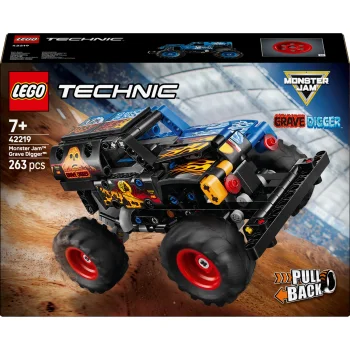 LEGO Technic 42219 Monster Jam Grave Digger Fire and Ice konstruktorius