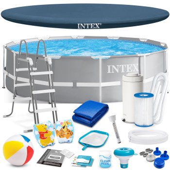 Intex 26716 karkasinis baseinas 366 x 99 cm, pilkas