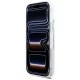Karl Lagerfeld Liquid Glitter Karl Script MagSafe dėklas iPhone 17 Pro Max, skaidrus