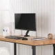Maclean MC-860N monitoriaus laikiklis su dujine spyruokle, 13\"-27\", 8 kg, juodas