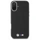 BMW M Smooth Full Wrapped Metal MagSafe dėklas telefonui iPhone 16, juodas