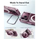 ESR Classic Hybrid Kickstand MagSafe dėklas skirtas iPhone 18 Pro / 17 Pro, Clear