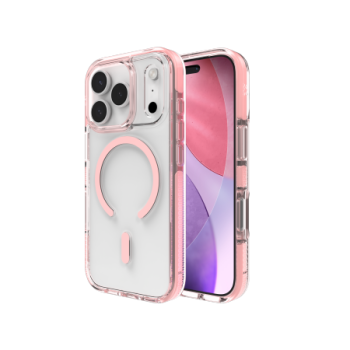 ZAGG Santa Cruz Snap MagSafe dėklas iPhone 17 Pro telefonui, rožinis