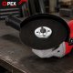 Akumuliatorinis kampinis šlifuoklis OPEX TOOLS OPX28010, 125mm, 21V, 2x 3.0Ah