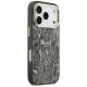 Guess Python Pattern MagSafe dėklas iPhone 17 Pro / 18 Pro, juodas