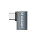 Wozinsky WPKB-01 kampinis USB-C į USB-C adapteris 40 Gb/s 240W 8K OTG, pilkas
