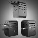 SBS universalus GaN kelioninis adapteris 70W, juodas