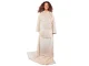 Warm Fleece Blanket with Sleeves / Robe, 140x200 cm, Beige