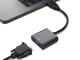 HDMI į VGA adapteris, 1080p, juodas