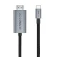 Vaizdo laidas Tech-Protect UltraBoost USB-C į HDMI 2.1 8K 60Hz 300 cm, pilkas