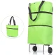 Foldable Shopping Bag on Wheels AG392, Green