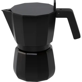 Alessi DC06/6B Moka kavinukas, juodas