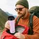 Termopuodelis 4Fizjo Mountain Goat TRAVEL, 380 ml, rožinis
