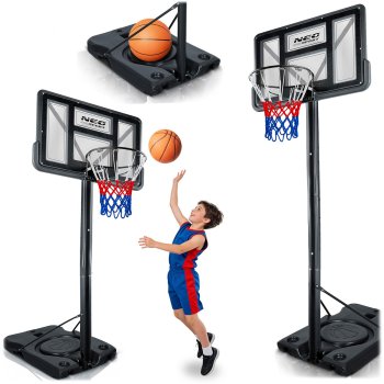 Reguliuojamas krepšinio stovas Neo-Sport NS-282 (135-300 cm)