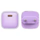 Acefast A53 GaN USB-C PD 30W įkroviklis su ekranu, violetinis