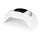 Glow S1 Dual LED UV nagų lempa 168W, sidabrinė