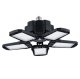 Foldable LED Ceiling Light E27 50W, Black