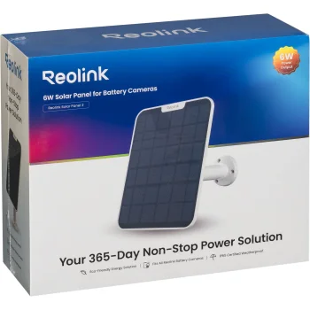 Reolink Solar Panel 2 6W Saulės Baterija Kameroms Balta