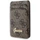 Guess MagSafe dėklas-piniginė su stovu 4G Classic Logo GUWMSHG4SHW, rudas