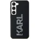 Karl Lagerfeld dėklas Samsung Galaxy S23 telefonui 3D Rubber Glitter Logo, juodas