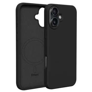 Etteri Silicone Mag dėklas, skirtas Apple iPhone 16 Plus (6.7") juodas