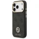 Guess 4G Strass Logo & Big Strap MagSafe dėklas iPhone 17 Pro telefonui, juodas