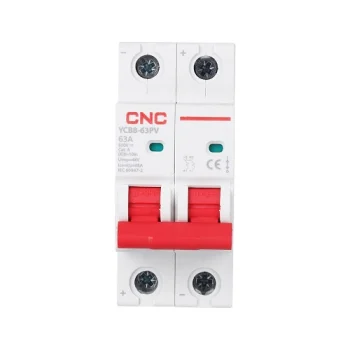Nuolatinės srovės automatinis jungiklis DC 2P 63A 500V 6kA