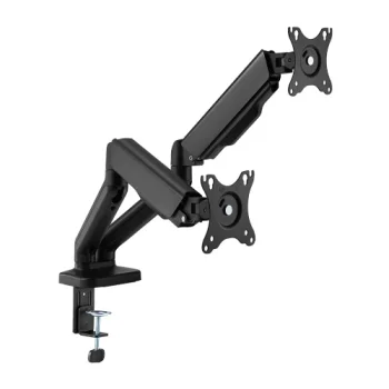 Hismart dvigubas monitoriaus laikiklis 17"-32" 146774, juodas