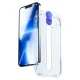 Apsauginis stiklas Joyroom Knight skirtas iPhone 14 Plus su montavimo rinkiniu JR-H11, skaidrus