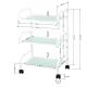 Giovanni 1014 Cosmetic Table, White