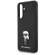 Karl Lagerfeld dėklas Samsung Galaxy A56 telefonui Fixed Glitter Ikonik Logo, juodas