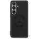 Mercedes-Benz Leather Vintage Logo MagSafe dėklas Samsung Galaxy S26, juodas