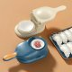 Plastic Dumpling Mold with Dough Press, 20 cm, Blue