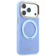 Guess Ring Stand 360 MagSafe case for iPhone 18 Pro Max / 17 Pro Max, light blue