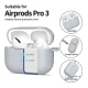 Ausinių dėklas Tech-Protect Silicone Hook skirtas AirPods Pro, pilkas