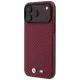 BMW M Carbon Metal Logo MagSafe dėklas iPhone 17 Pro / 18 Pro, bordo