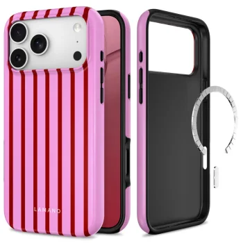 Tech-Protect Lamano MagSafe dėklas iPhone 18 Pro Max / 17 Pro Max, Pink/Red