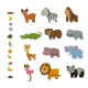 Magnetinė dėlionė-knyga Safari gyvūnai, 47 dalys