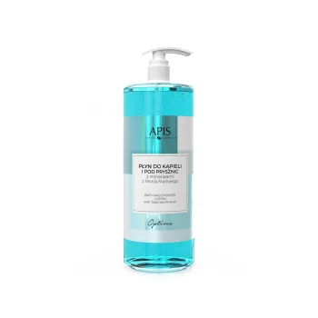 Apis Optima Bath and Shower Gel with Dead Sea Minerals, 1L