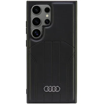 Audi dėklas Samsung Galaxy S24 Ultra telefonui, juodas